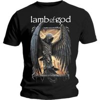 lamb of god tops y camisetas winged death para mujer