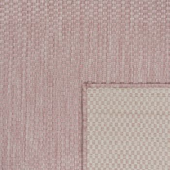 Alfombras de interior y exterior Venezia rosa 80x250 cm