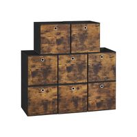 caja de almacenaje juego de 8 33 x 33 x 33 cm