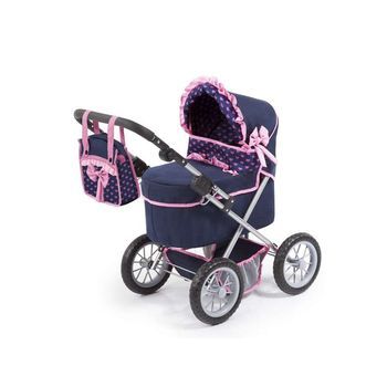 Coche Muñecas Trendy Azul Marino 67x67x41 Cm