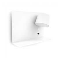 aplique led con interruptor y usb serene 6w ii