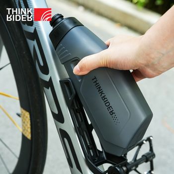 Soporte aerodinámico ThinkRider para botella de agua de bicicleta de 650 ml, juego de soporte para botella de agua de bicicleta de montaña y carretera, para tubo inferior del cuadro, para ciclismo