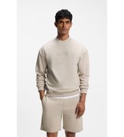 boss para hombre 50561510 sudadera fashion beige s casual algodon