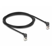 cable de red delock rj45 cat6a sftp slim 90 acodado 2 m negro
