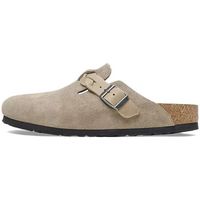 birkenstock zuecos boston braided narrow taupe para hombre