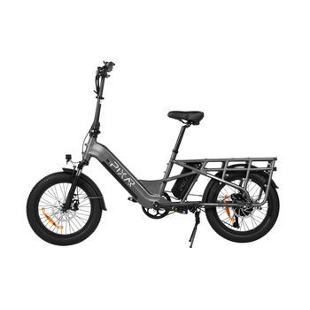 Bicicleta Eléctrica Pixar Plus7 500w 48v 20,4ah Fat Tire Gris