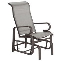 silla mecedora marron marco de aluminio aire libre patio jardin moderno borgio