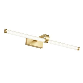 Lámpara De Pared Toolight App1886-1w Brush Gold Led