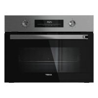 horno compacto teka neo hsc 6350 ss 45l 60cm hidrolitico a grill negroinox