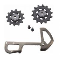 sram  caja interna-ruletas de cambio gx eagle - kit ruletas cambio gx 12v incluye la patilla interior para el cambio sram gx eagle un par de roldanas y dos tornillos de fijacion compatible solo