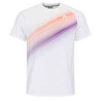 camiseta head performance print blanco