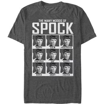 Star Trek Camiseta Many ods of Spock para hombre
