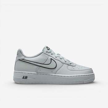 Nike Zapatillas Air Force 1 Light Smoke Grey Black (GS) para hombre