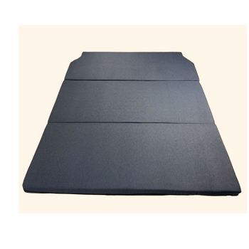 Cama Camper Fiat Talento Ii - 8cm De Grosor Con Hr 25kg/m3 Y 6cm De Viscoelásticaa - Negro
