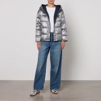 max mara the cube nico quilted-shell coat - uk 14