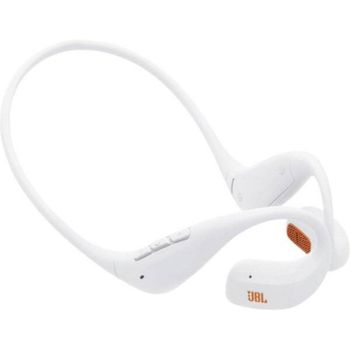 Auriculares JBL Endurance Pace inalámbricos Bluetooth deportivos con micrófono y protección IP68 blancos