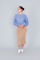 sueter de cuello barco con motivo calado sky xs