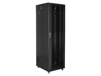 Rack Lanberg FF01-6842-12B 42U 800kg 600x800mm Ventilación 4 Ventiladores Negro IP20