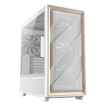 Torre PC Antec FLUX Blanca Midi Tower ATX Vidrio Templado Ventilación Avanzada