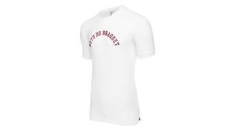 Camiseta lebram mets du braquet marshmallow manga corta blanca