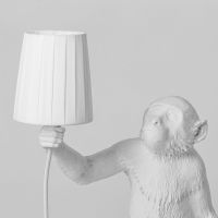 seletti monkey lamp shade - white