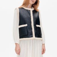 baum und pferdgarten bellis faux leather waistcoat - eu 40 uk 12