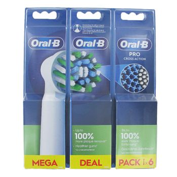 Oral B recambio PRO cross action 6 unidades