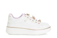 zapatilla de piel con complementos de strass white 36