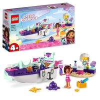 lego gabbys dollhouse barco y spa de gabby y siregata 4 anos - 10786