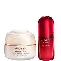 shiseido ultimune power infusing serum  benefiance wrinkle smoothing eye cream bundle