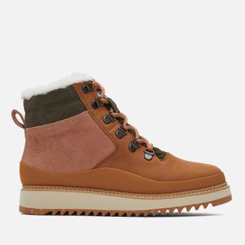 TOMS Women's Mojave Suede and Leather Hiking Style Boots - UK 3