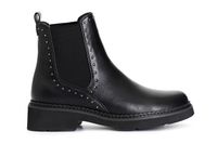 botin de mujer con elastico y tachuelas black