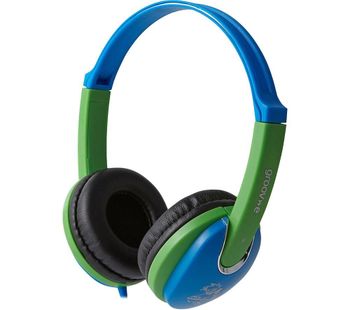 KIDDIEZ GV-591-BG Kids Headphones - Blue & Green, Blue