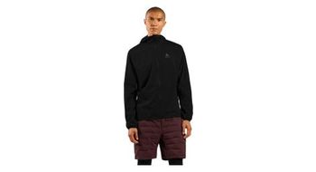 Chaqueta impermeable odlo performance knit x alp negra