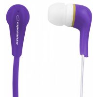 auriculares esperanza eh146v con cable conexion alambrica intraaurales y color violeta