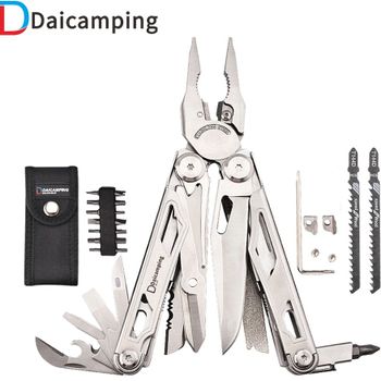 Herramienta Multiusos Plegable Daicamping DL30 DL301 DL25, Alicates Multifuncionales, Herramientas Manuales EDC