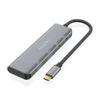 hub aisens usb 32 gen1 5g usb-c usb-cm-2xusb-ch-2xusb-ah 15cm