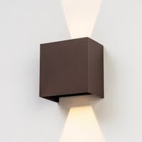 aplique de exterior led davos xl 4000k 2x10w
