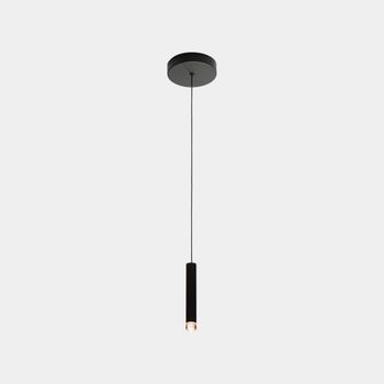 Leds C4 Colgante Candle Xs 1 Body Surface Led 4.1 Blanco Cálido - 2700k On-off Negro 154lm