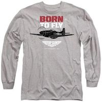 top gun camiseta manga larga born to fly para mujer