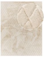 alfombra de piel arnia crema 80x150 cm