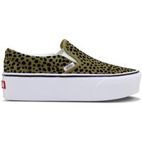 vans deportivas moda classic slip-on stackform para mujer