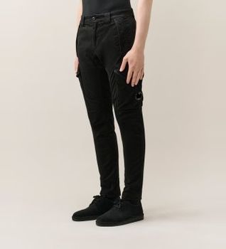 C.P. Company para hombre. RFCMPA730A005529G Pantalón cargo negro (46), Casual, Algodón