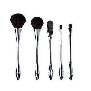 Brocha De Maquillaje Multiusos Con Cerdas Sintéticas Que No Se Desprenden, Brocha De Precisión Para Polvos, Brochas De Maquillaje Suaves Y Esponjosas, Mango Ergonómico.