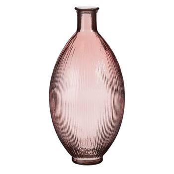 Botella decorativa firenza rosa claro  h59xb29xl29cm