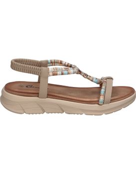 Sandalias Con Cuña Para Mujer Calzapies F2125001 Beige 39