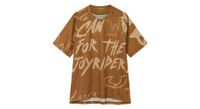 camiseta de manga corta endura singletrack print marron para hombre