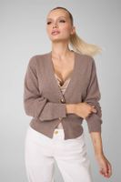 cardigan de mezcla de cachemir marciano