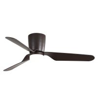 fabrilamp kochi ventilador de techo con luz led y mando 33w marron