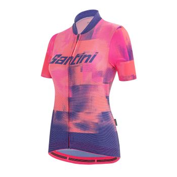 Santini Women's Indoor Forza Short Sleve Jersey - L